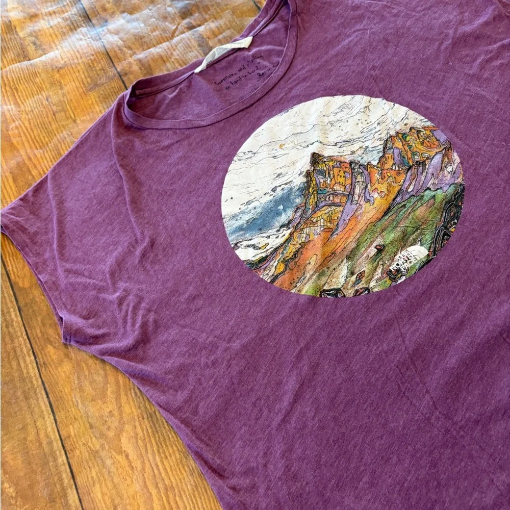 The North Face Purple Mountain Graphic Tee - Picture 2 of 7